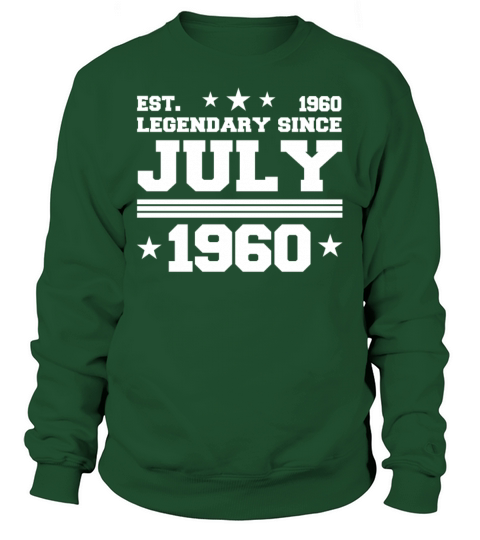 62nd birthday July vintage 1960 gift idea Sweatshirt Unisex