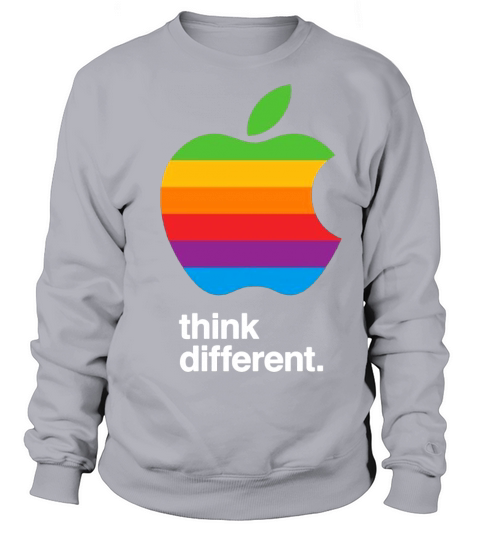 Apple Think Different Vintage Macintosh Sweatshirt Unisex