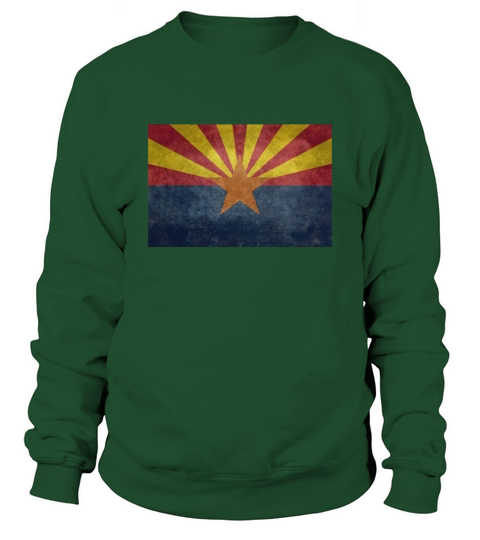 Arizona State Flag, Vintage Retro Version T Shirt LIMTED EDITION Sweatshirt Unisex
