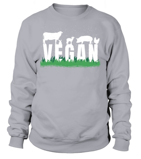 Farm Animals Vegetable Vegetarian Vegan Sweatshirt Unisex