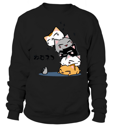 Neko Uh oh Cute Cat Sweatshirt Unisex