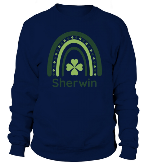 Sherwin Clover Boho Rainbow Sweatshirt Unisex