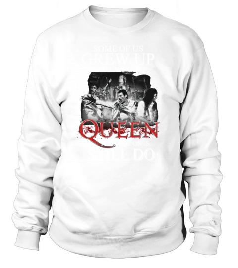 Some of us grew up listening to Queen the cool ones still do shirt - Ladies Flowy Tank Sweatshirt Unisex