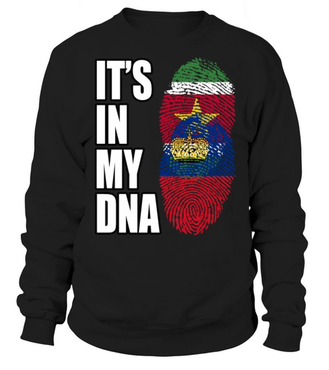 Surinamese And Liechtensteiner Vintage Heritage DN Sweatshirt Unisex