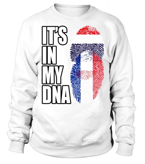 Thai And French Vintage Heritage DNA Flag Sweatshirt Unisex