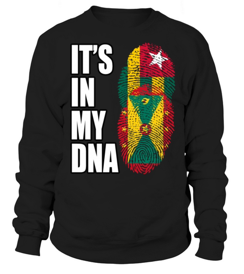 Togolese And Grenadian Mix Heritage DNA Flag Sweatshirt Unisex