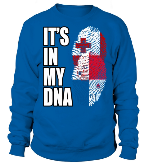 Tongan And Panamanian Mix Heritage DNA Flag Sweatshirt Unisex