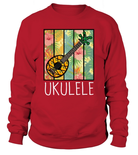 Vintage Ukuleles Hawaiian Uke Music Sweatshirt Unisex