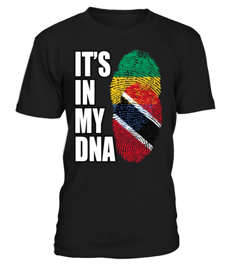 Gambian And Trinidad Tobago Mix Heritage DNA Flag T-Shirt Unisex
