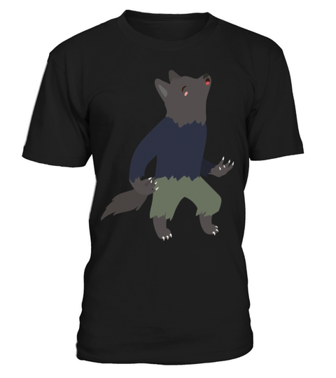 Halloween Cute Werewolf Clipart T-Shirt Unisex