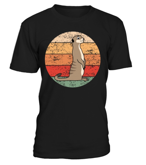 Meerkat Lovers Retro Gift Funny Animals T-Shirt Unisex