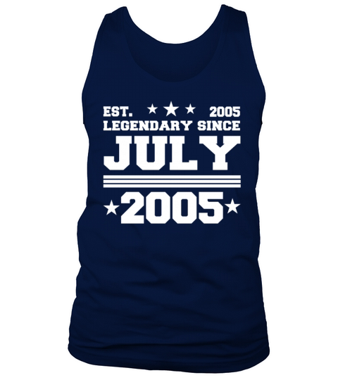 17th birthday July vintage 2005 gift idea Tank Top Unisex