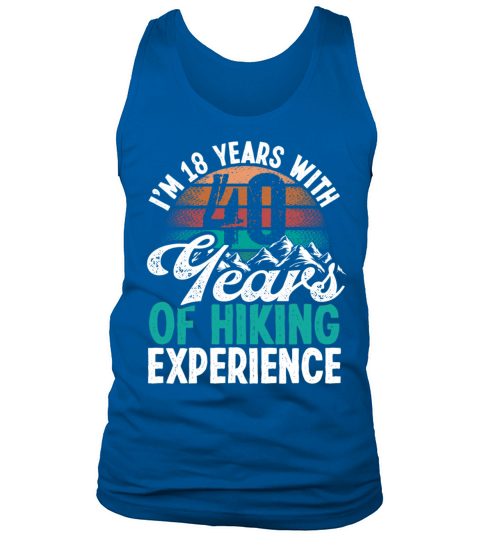 58 Years Old Hiking Mountains Vintage 58 Birthday Tank Top Unisex