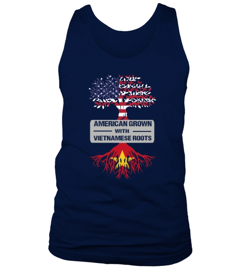 American Grown With Vietnamese Roots Tank Top Unisex