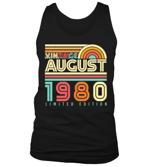 August 1980 Vintage Tank Top Unisex
