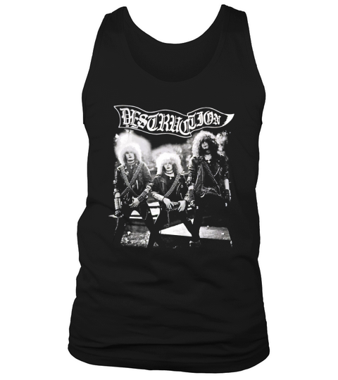 Destruction band tshirt Tank Top Unisex