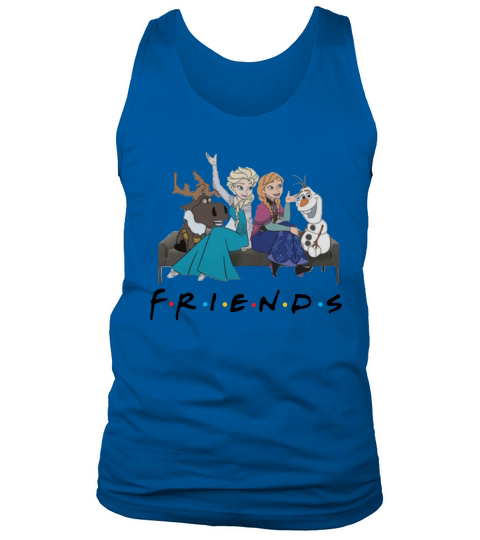 Friends Tv Show Frozen Characters shirt Tank Top Unisex