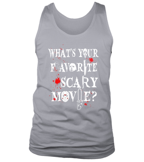 Ghostface Whats Your Favorite Scary Movie shirt - Ladies Flowy Tank Tank Top Unisex