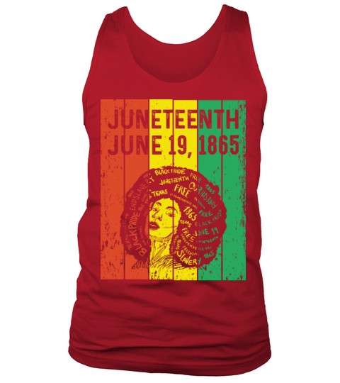 Juneteenth June 19th 1865 Ancestors Tank Top Unisex