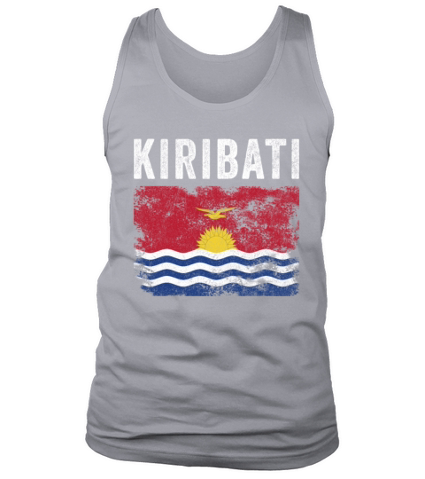 Kiribati Flag Distressed I Kiribati Flag Tank Top Unisex