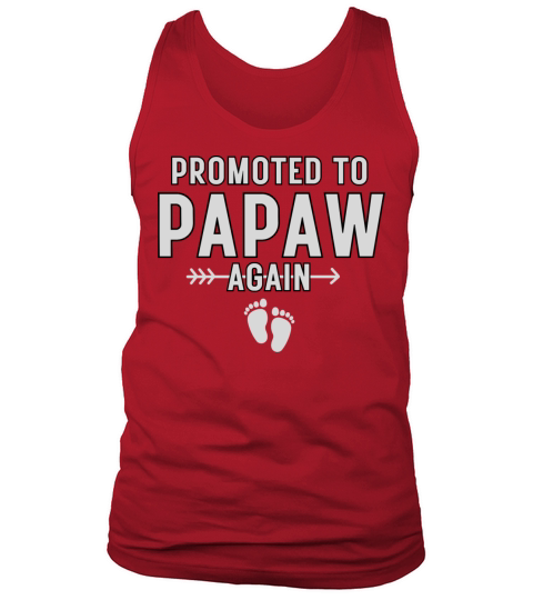 Promoted To Papaw Again Vintage Tank Top Unisex