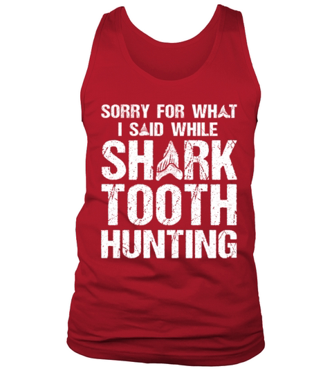 Shark Tooth Collector Fossil Hunter Tank Top Unisex