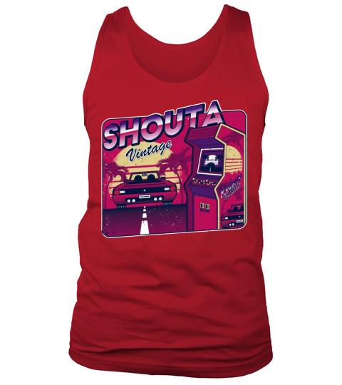 Shouta Funny Personalized Vintage Gamer 80s 90s Tank Top Unisex