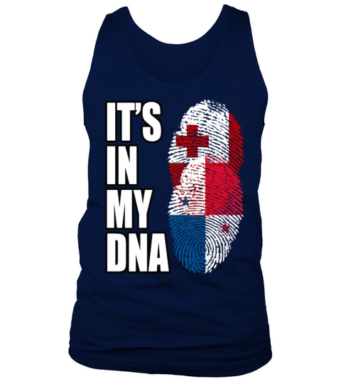 Tongan And Panamanian Mix Heritage DNA Flag Tank Top Unisex