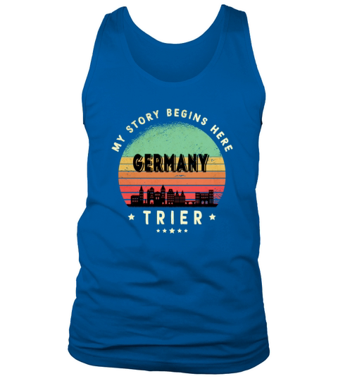Trier Skyline Design Tank Top Unisex