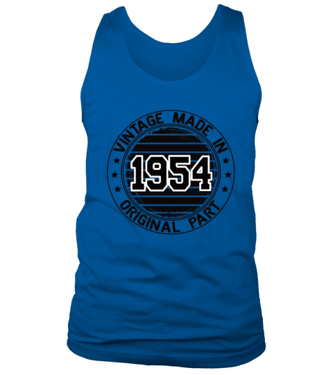 Vintage Made In 1954 Original Part Birthday 1954 Tank Top Unisex
