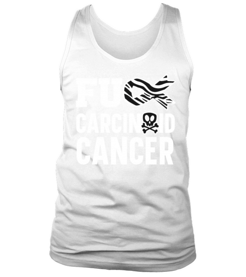 Zebra Stripes Carcinoid Cancer Awareness Tank Top Unisex