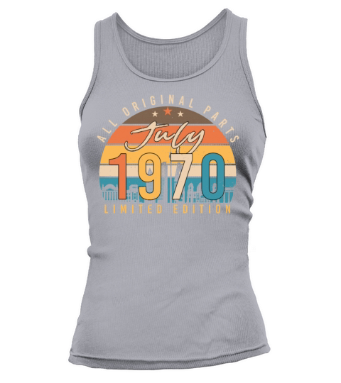 1970 July Gift Idea Tank top Woman