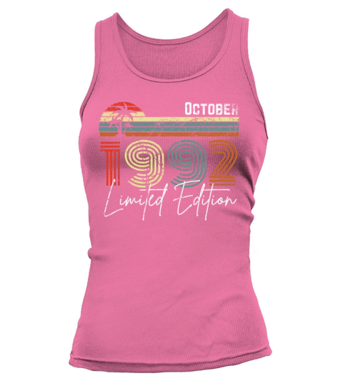 30 Years October 1992 Vintage Limited Edition Tank top Woman