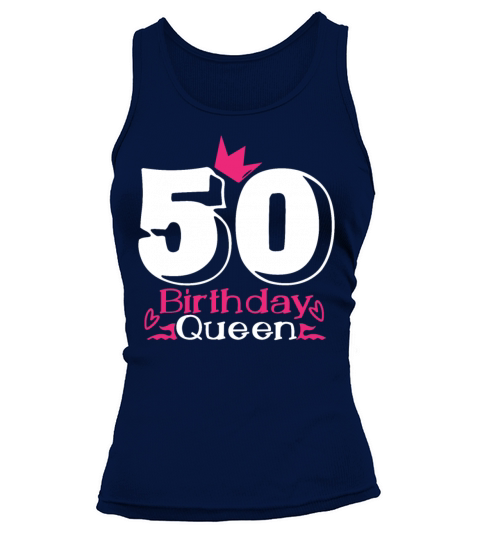50th Birthday 50 Fifty Fiftieth Age Anniversary Tank top Woman