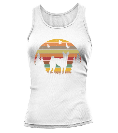 Basenji Retro Congo Terrier Vintage Tank top Woman