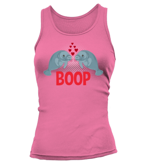 Boop - Funny Manatee Booping Noses Sea Cows Lover Tank top Woman