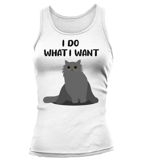 Cat Sassy Kitten Cat Funny Quote Gift Idea Tank top Woman