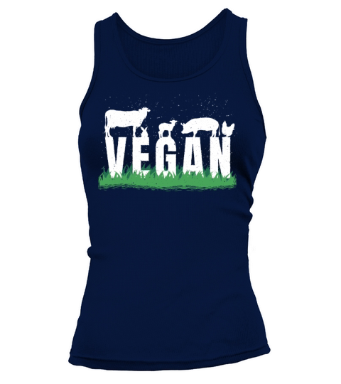 Farm Animals Vegetable Vegetarian Vegan Tank top Woman