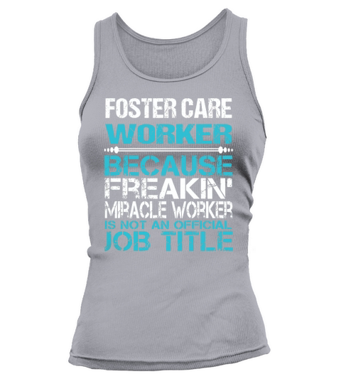 FOSTER CARE WORKER Tank top Woman
