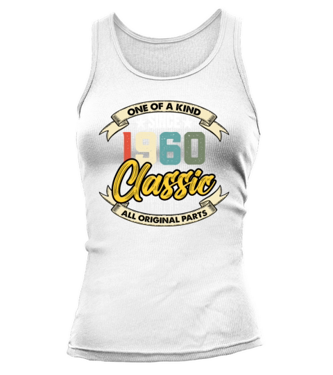 Funny Birthday Born in 1960 Limited Edition Tank top Woman