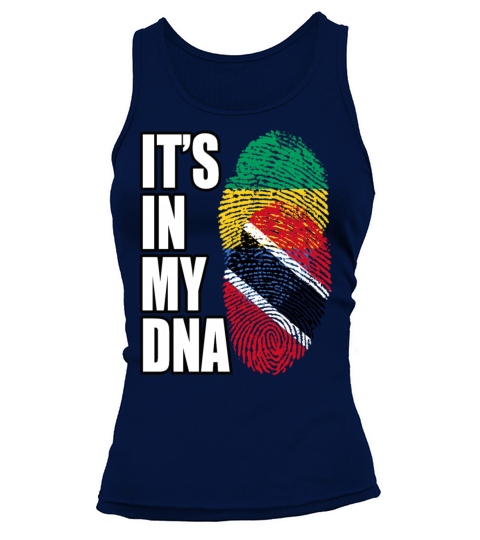 Gambian And Trinidad Tobago Mix Heritage DNA Flag Tank top Woman