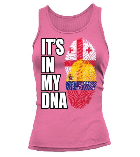 Georgian And Venezuelan Mix Heritage DNA Flag Tank top Woman