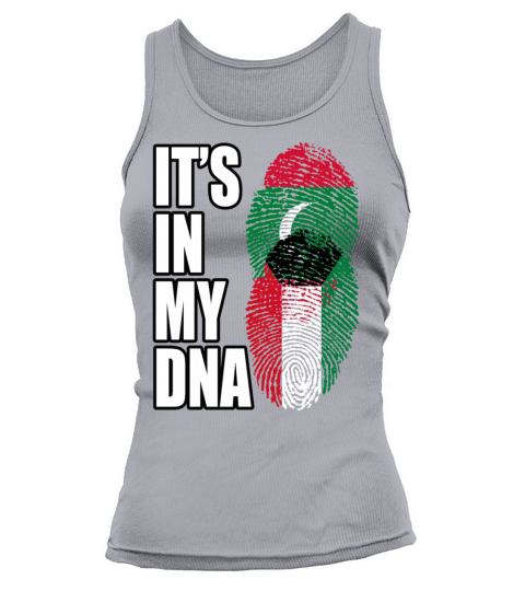 Maldivian And Kuwaiti Mix Heritage DNA Flag Tank top Woman