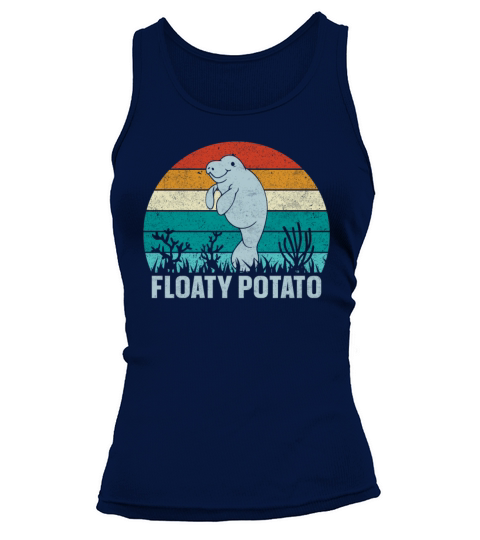 Retro Vintage Style Floaty Potato - Sea Cows Tank top Woman