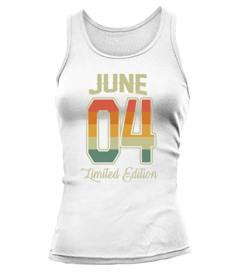 Vintage 18th Birthday June 2004 Sports Gift Tank top Woman