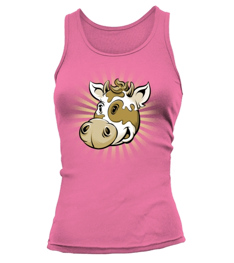 Vintage Cartoon Cow Tank top Woman