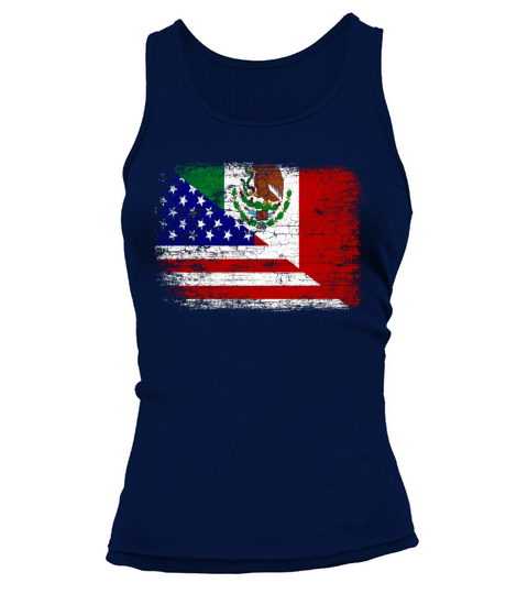 Vintage Mexican American Flag Tank top Woman