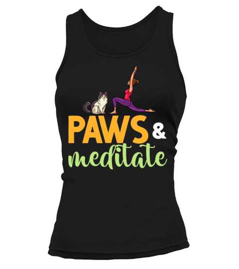 Yoga Cat Beginner Workout Poses Quotes Meditation Tank top Woman