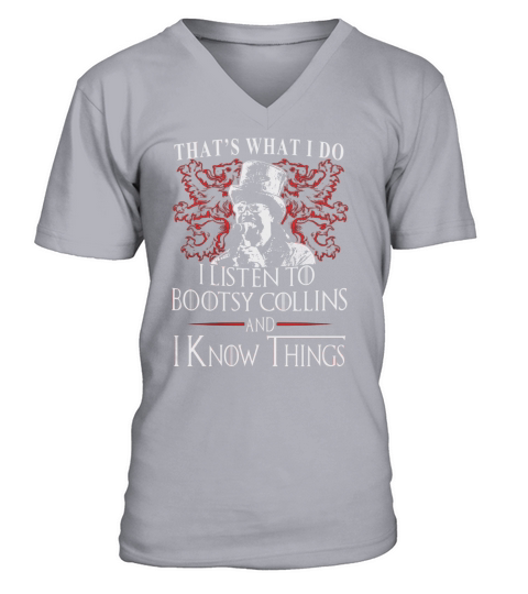 Bootsy Collins I KNOW THINGS V-Neck T-shirt