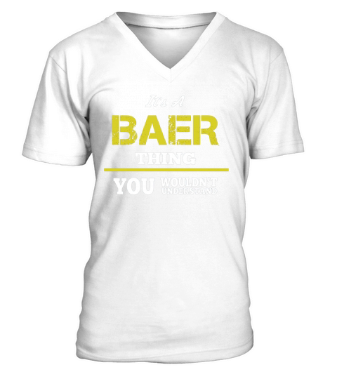 Cool T-Shirt For BAER V-Neck T-shirt